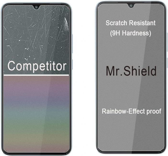 Folii de ecran compatibil cu Xiaomi (Redmi A1), duritate 9H, transparent set de 3 [5]