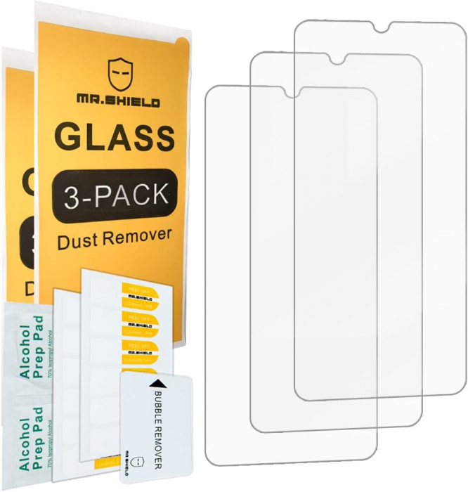 Folii de ecran compatibil cu Xiaomi (Redmi A1), duritate 9H, transparent set de 3 [2]