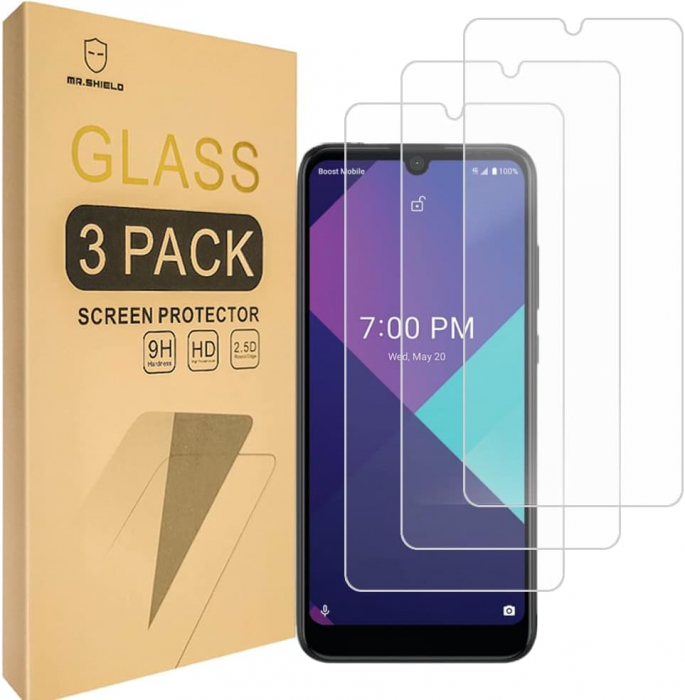 Folii de ecran compatibil cu Wiko Ride 3 , duritate 9H, transparent set de 3 [1]
