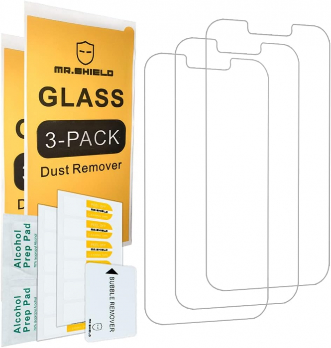 Folii de ecran compatibil cu OnePlus 10R OnePlus Ace 5G, duritate 9H, transparent set de 3 [1]