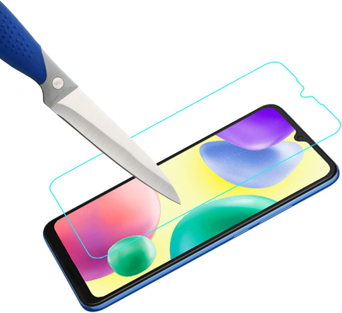 Folii de ecran compatibil cu Xiaomi (Redmi 10A), duritate 9H, transparent set de 3 [5]