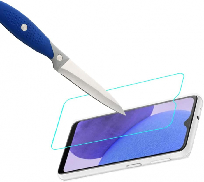 Folii de ecran compatibil cu Samsung Galaxy A23e, duritate 9H, transparent set de 3 [5]