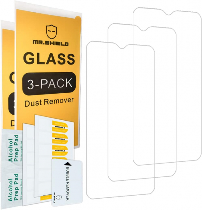 Folii de ecran compatibil cu Samsung Galaxy A23e, duritate 9H, transparent set de 3 [2]