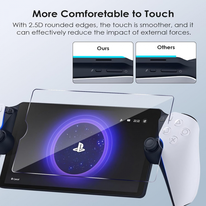 Folii de ecran pentru Sony PS5 PlayStation Portal, duritate 9H, HD Clear, set de 2 bucati [4]