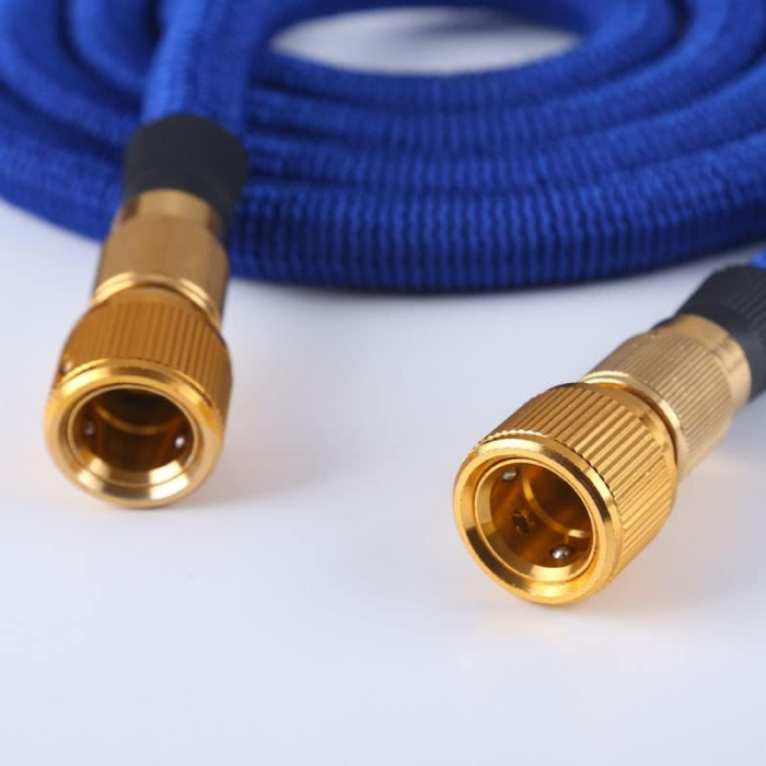 Furtun de grădină 15 M, flexibil cu miez de latex, cu adaptoare si pistol pulverizare metalic 6 duze [2]
