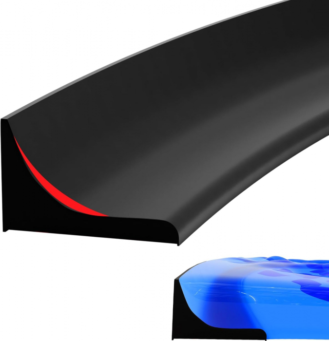 Garnitura siliconica autoadeziva, banda in calea apei 2 M, neagra [1]