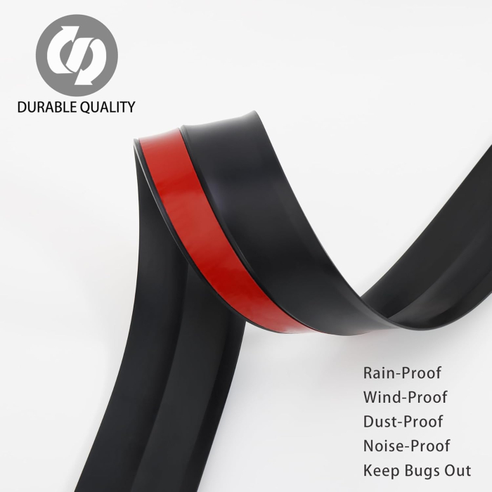 Garnitura siliconica autoadeziva pentru etansare goluri dintre usi si constructii, rola 10 ML [6]