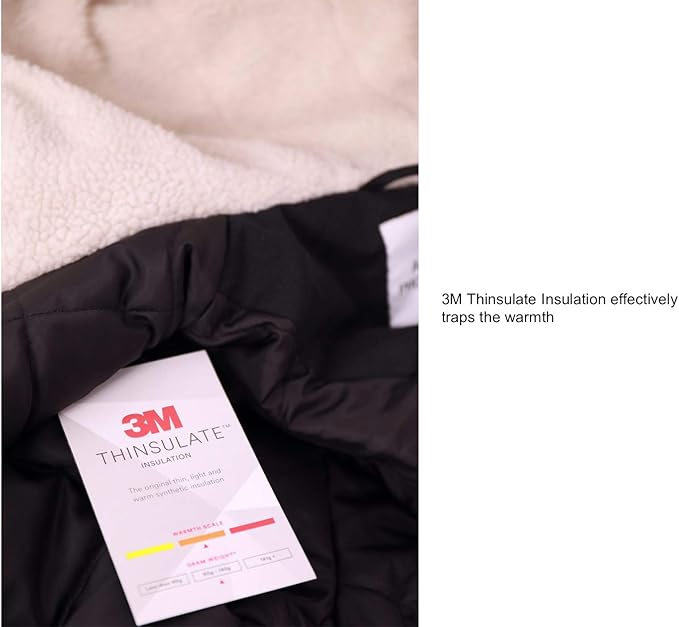Geaca groasa de iarna pentru barbati, impermeabilă, respirabilă, izolație Thinsulate 3m, XS [7]