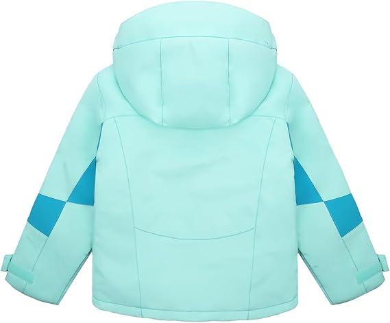 Geaca de iarna imblanita pentru copii, Albastru deschis 162-168 [2]