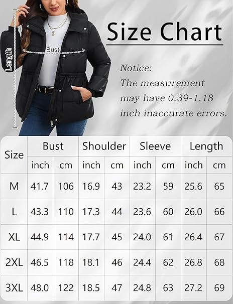 Geaca roz de iarna/toamna pentru femei, 2XL [6]