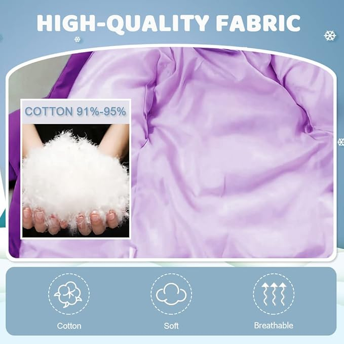 Geaca Mov de iarna pentru copii, captusita 152-158 cm [3]