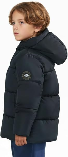 Geaca albastra de iarna pentru baieti, cu gluga, captusita, 5 ani, 110 cm [5]