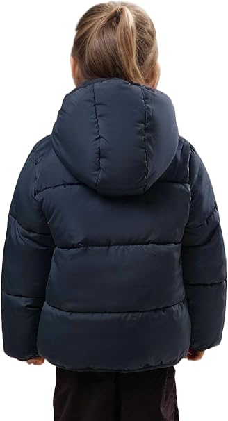 Geaca albastra de iarna pentru fete, cu gluga, captusita, 6 ani, 116 cm [3]
