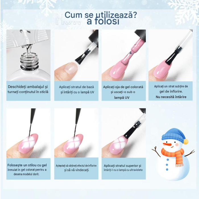 Set 6 rezerve Bloom Gel, 10 ml/bucată, pentru reumplere, utilizare practică și economică [6]