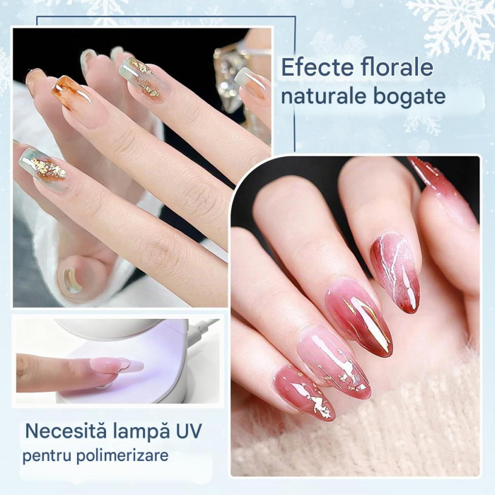 Set 6 rezerve Bloom Gel, 10 ml/bucată, pentru reumplere, utilizare practică și economică [7]
