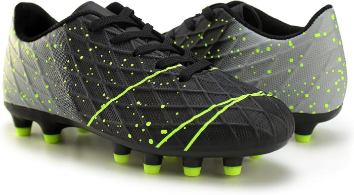 Ghete de fotbal pentru copii, cu crampoane, cu negru marimea 35 [5]