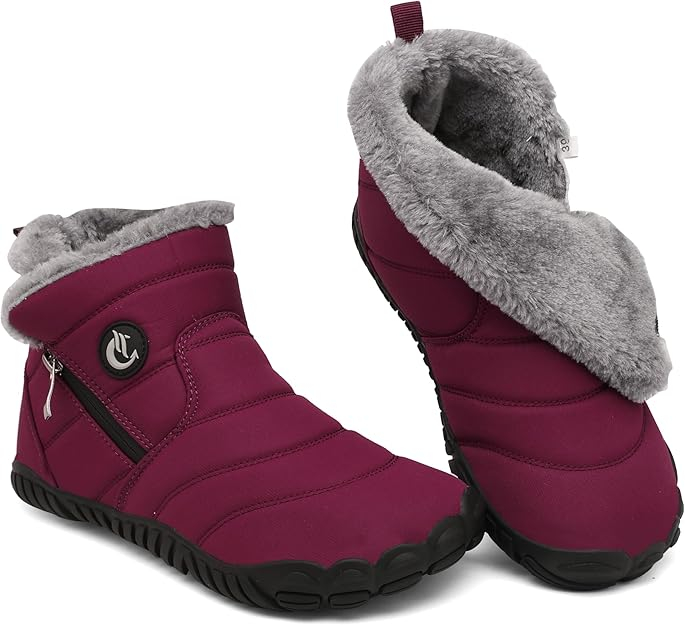 Ghete de iarna imblanite pentru barbati/femei, impermeabile, usoare, violet 37 [2]