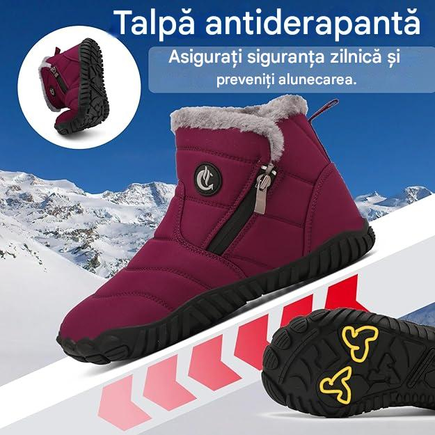 Ghete de iarna imblanite pentru barbati/femei, impermeabile, usoare, violet 43 [6]