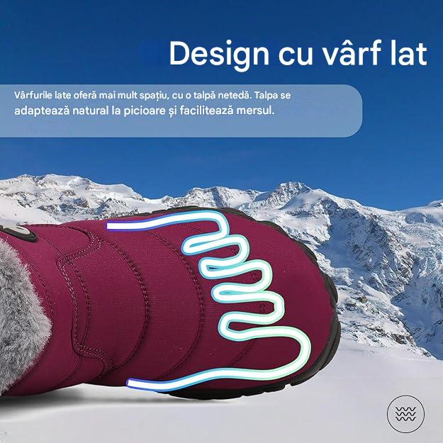 Ghete de iarna imblanite pentru barbati/femei, impermeabile, usoare, violet 42 [4]