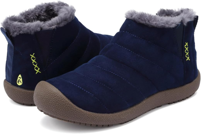 Ghete de iarna imblanite pentru barbati, impermeabile, usoare, albastre 45 [3]