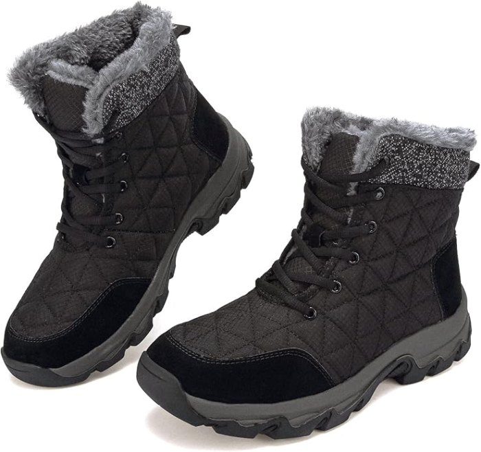 Ghete de iarna imblanite, impermeabile, usoare, negre 41 [6]