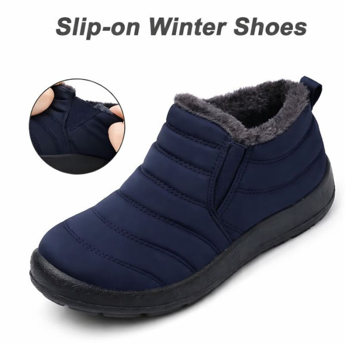 Ghete de iarna imblanite pentru femei, impermeabile, usoare, albastre 42 [4]