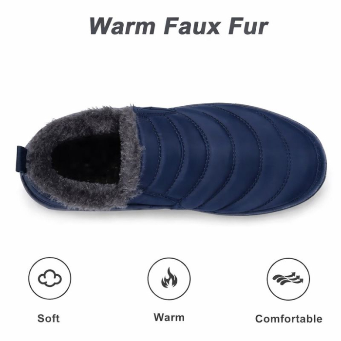 Ghete de iarna imblanite pentru femei, impermeabile, usoare, albastre 42 [2]