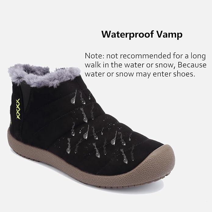 Ghete de iarna imblanite pentru barbati, impermeabile, usoare, negre 39 [5]