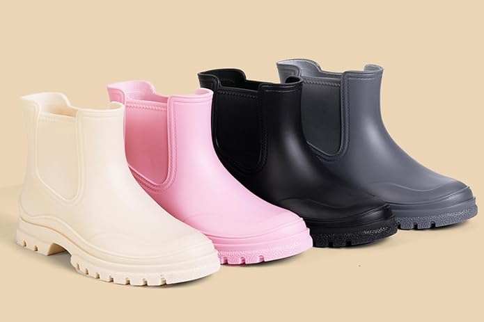 Cizme moderne de ploaie din cauciuc, confortabile, perfect impermeabile 38 [6]