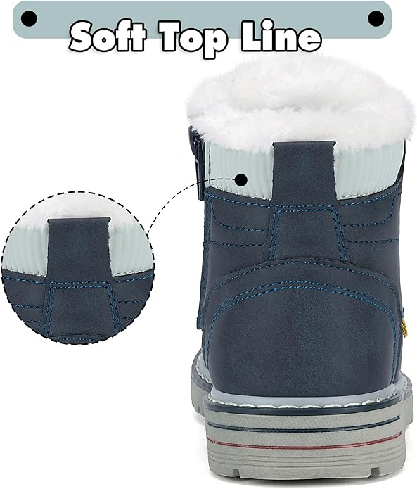 Ghete de iarna  pentru copii, impermeabile, usoare, albastre 34 [4]