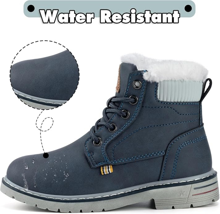 Ghete de iarna  pentru copii, impermeabile, usoare, albastre 34 [2]