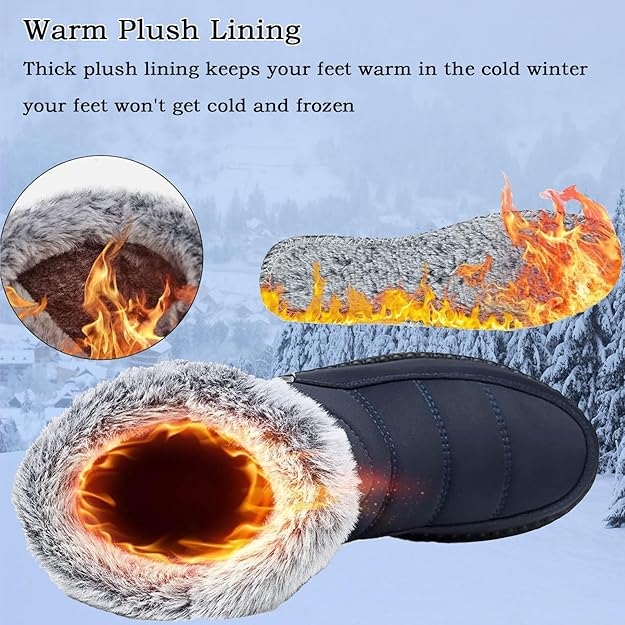 Ghete de iarna  pentru femei, impermeabile, usoare, albastre 36 [2]