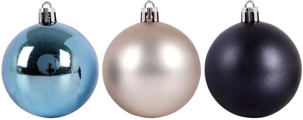 Globuri decorare pom sarbatori 3 culori, 12 bucati [6]