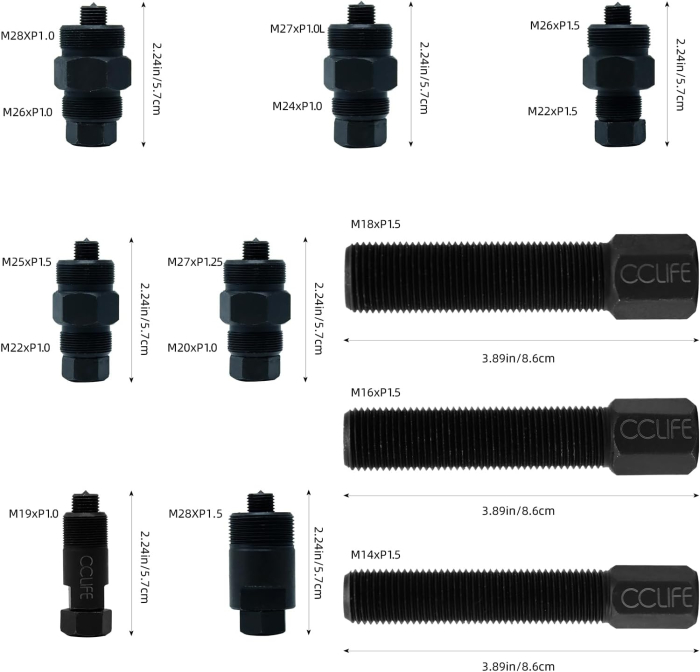 Trusă extractoare volanta pentru scuter și motociclete, albastru [4]