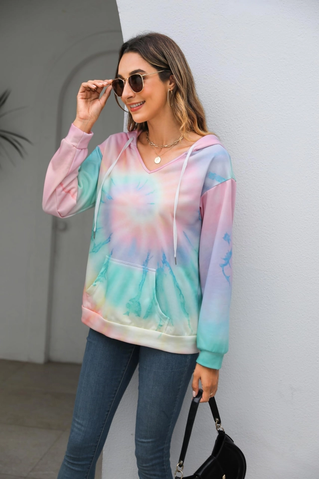 Hanorac sport de dama cu gluga si buzunar 2XL [3]