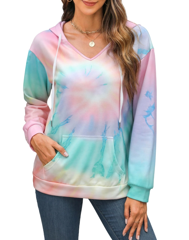 Hanorac sport de dama cu gluga si buzunar 2XL [1]