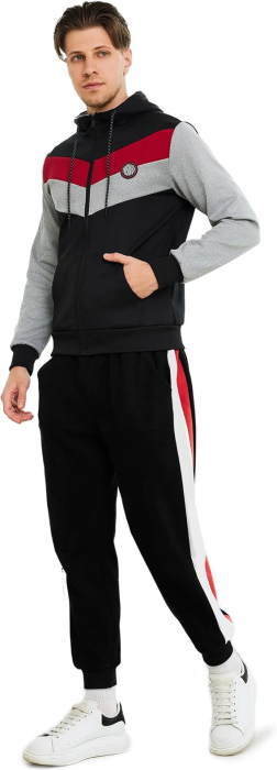 Hanorac sport lejer,respirabil, cu gluga si buzunare , 3 nuante 2XL [6]