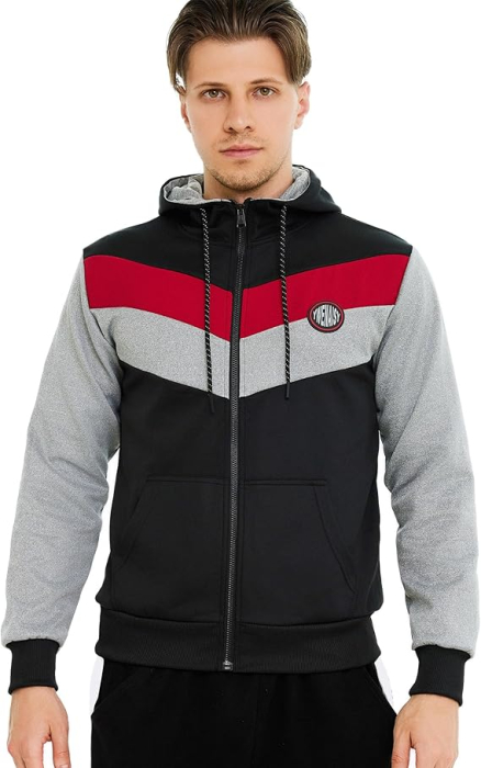 Hanorac sport lejer,respirabil, cu gluga si buzunare , 3 nuante 2XL [2]