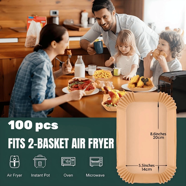 Hartie de copt pentru airfryer 14-20 cm 100 bucati [4]