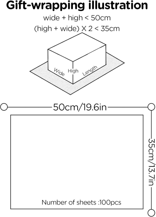 Hartie fina de ambalat cadouri, auriu metalizat 35x50 cm 100 file [2]