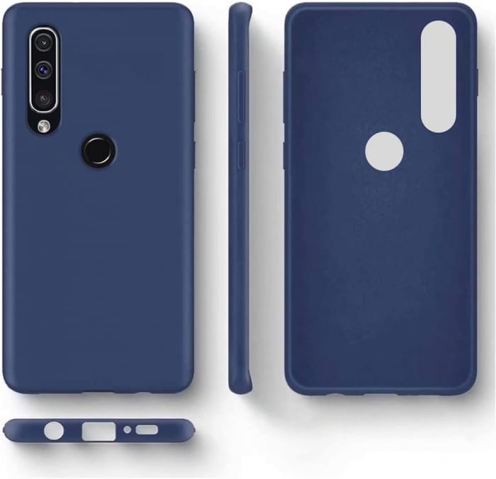 Husa compatibila cu Huawei P30 Pro, anti-soc, subtire, elstica, Albastru [2]