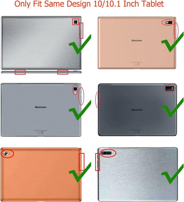 Husa compatibila cu Teclast P20S/M40/M40/M40 10", multicolora [2]