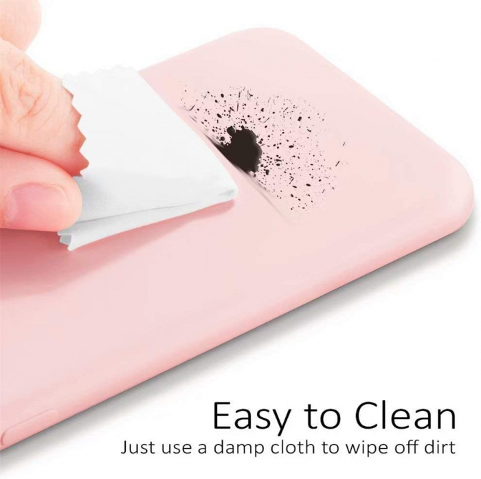 Husa compatibila cu Samsung Galaxy S10 Plus, anti-soc, subtire, elstica, Roz [5]