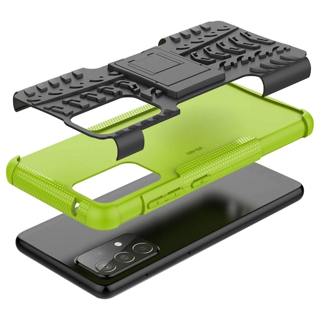 Husa compatibila cu Samsung Galaxy A52s 5G, carcasă hibridă rezistentă la șocuri cu strat dublu și suport [5]