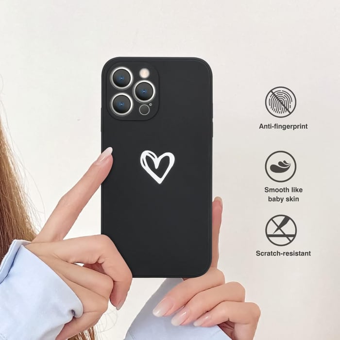 Husa compatibila cu iPhone 13 Pro Max, anti-soc, subtire, elastica, Negru [4]
