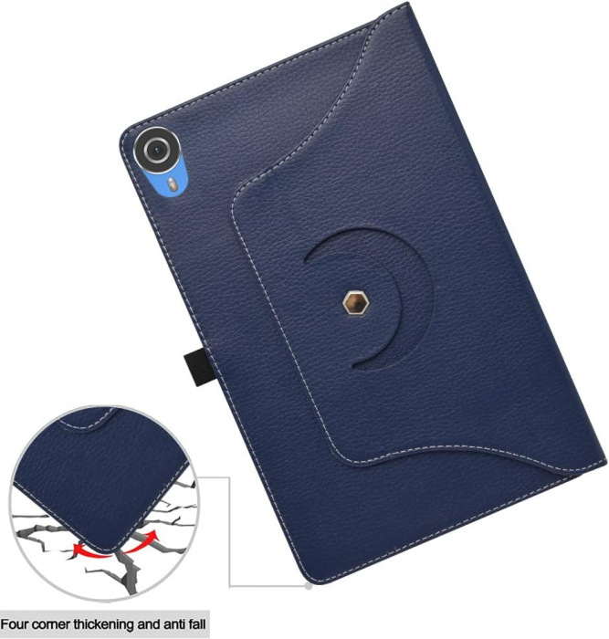 Husa compatibila cu Teclast P25T Case, ApoloMedia EP103A Case 10", PU albastra [4]