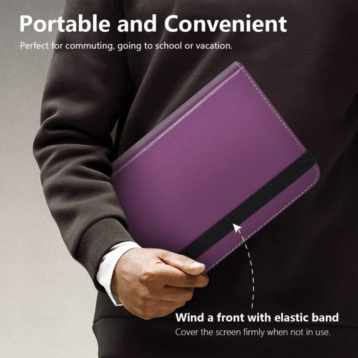 Husa compatibila cu Teclast P25T Case, ApoloMedia EP103A Case 10", PU violet [7]