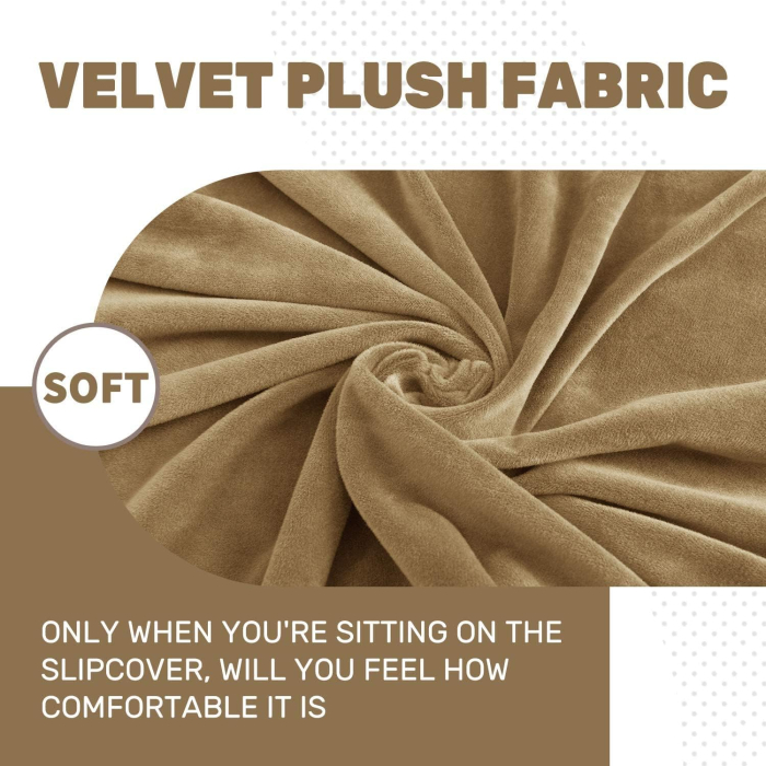 Husa elastica fotoliu 78-116 cm kaki [4]