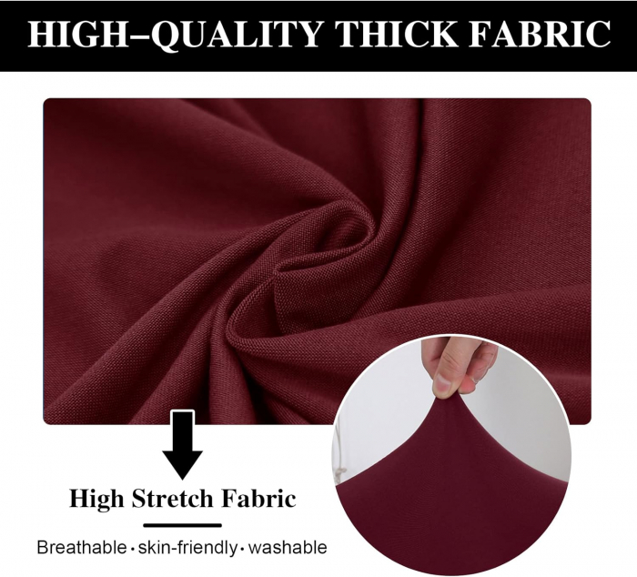 Husa elastica visinie pentru scaun birou 45x45 cm [5]