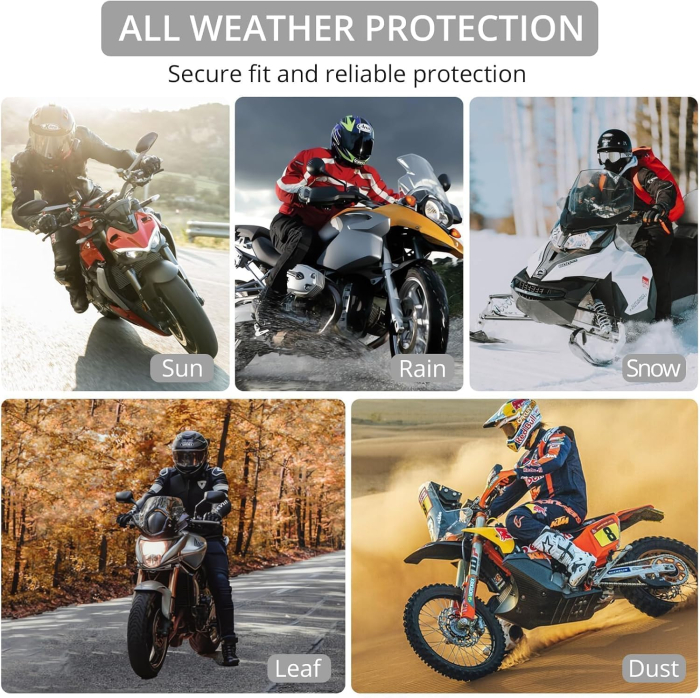 Husa protectie motocicleta, moped, bicicleta din material Oxford 245 x 105 x 125 cm [2]